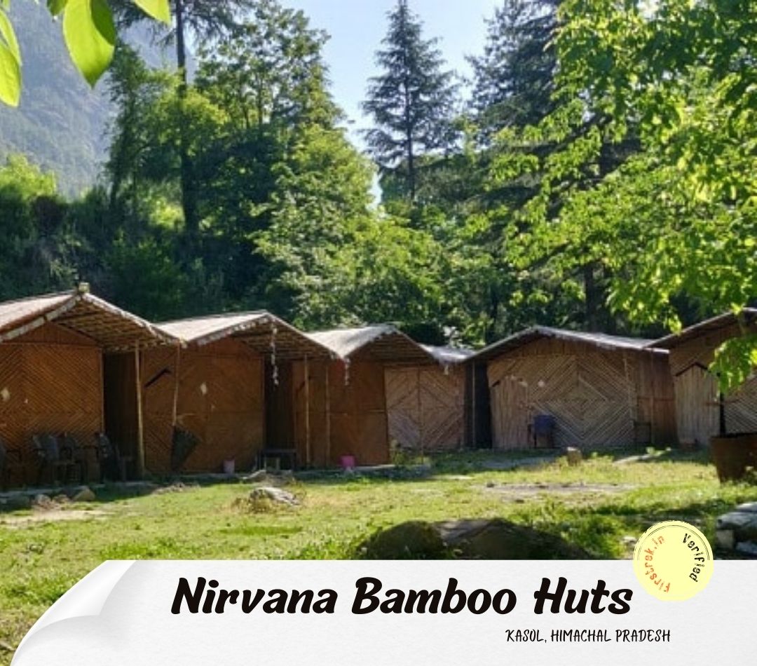 Nirvana Bamboo Huts, kasol