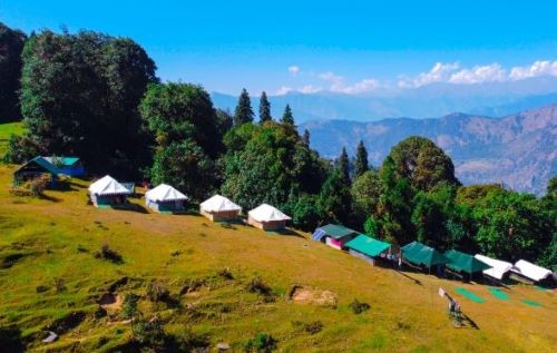 mountain delight camp in chopta