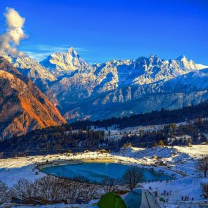 auli during camping in uttarakhand
