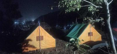nature nest cafe camping in nainital