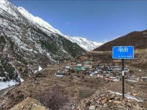 niti valley visit during camping in auli