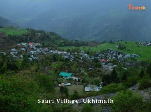 sari-village near camping in chopta