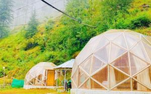 sherig cedar cabin camping in kasol