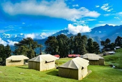 the meadows camps in chopta