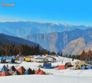 camping during kedarkantha peak summit