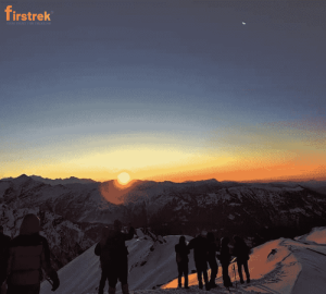 sunrise at kedarkantha peak